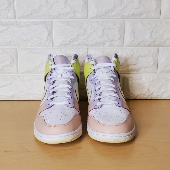 Nike Dunk High Womens Size 9.5 White Cashmere Lemon Twist DD1869-108 - Picture 9 of 12